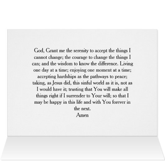 Beliebte Ausfahrt Snowy Bridge Sympathy Card (Innenansicht Horizontal (Oben))