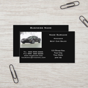 Beliebte Automotive-Verkaufsvisitenkarte Visitenkarte