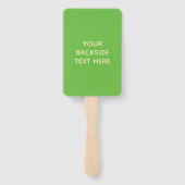 Beliebte Blon-Text- und Farbhandlüfter Fächer (Rückseite)