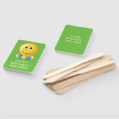 Beliebte Blon-Text- und Farbhandlüfter Fächer (Non-assembled)