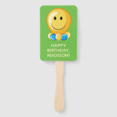 Beliebte Blon-Text- und Farbhandlüfter Fächer (Vorderseite)