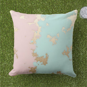 Beliebte Blush Pink Mint Gold Luxus-Kollektion Kissen
