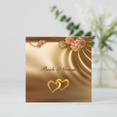 Beliebte Elegante Hochzeitseinladung Einladung (Stehend Vorderseite)