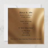 Beliebte Elegante Hochzeitseinladung Einladung (Rückseite)