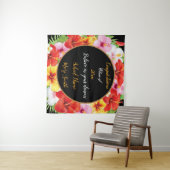 Beliebte exotisch-blumenspezifische Tapisserie Wandteppich (Beispiel (Horizontal))