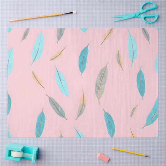 Beliebte Feathers Luxury Boho Collection Seidenpapier (Basteln)