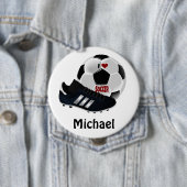 Beliebte Fußball-Designvorlage Button (Beispiel)