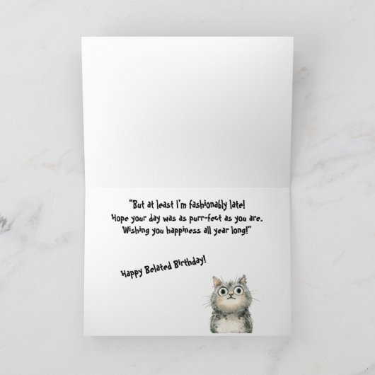 Beliebte Geburtskarte Dankeskarte (Innenseite)