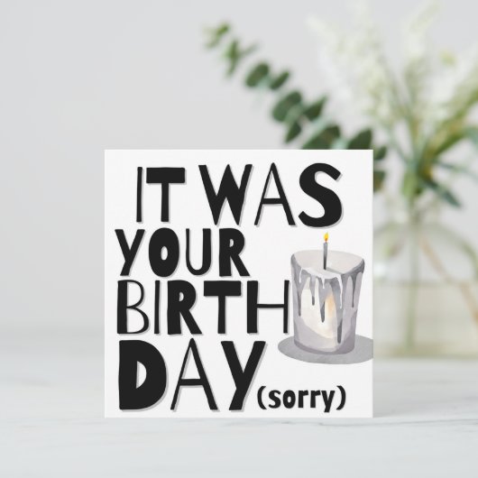 Beliebte Geburtskarte Feiertagskarte (Stehend Vorderseite)