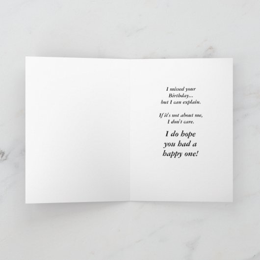 Beliebte Geburtskarte Karte (Innenseite)