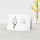 Beliebte Geburtskarte Karte (Gelbe Blume)