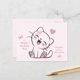 Beliebte Geburtskarte Postkarte