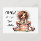 Beliebte Geburtspostkarte Postkarte (Vorderseite)