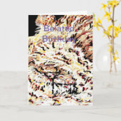 Beliebte Geburtstagskarte /Löwe Karte (Gelbe Blume)