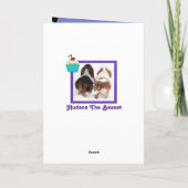 Beliebte Geburtstagskarte mit Basset & Cupcake Karte (Rückseite)