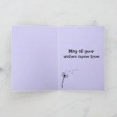 Beliebte Geburtstagswiscard Karte (Innenseite)