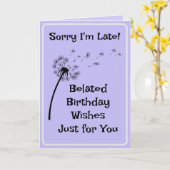 Beliebte Geburtstagswiscard Karte (Gelbe Blume)