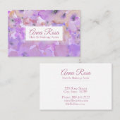 *~* Beliebte Girl-Rose Lavender Pink Beauty Visitenkarte (Vorne/Hinten)