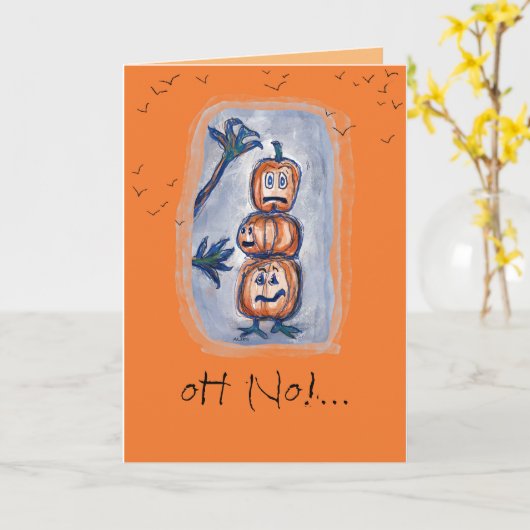 Beliebte Halloween Geburtstagskarte Karte (Gelbe Blume)