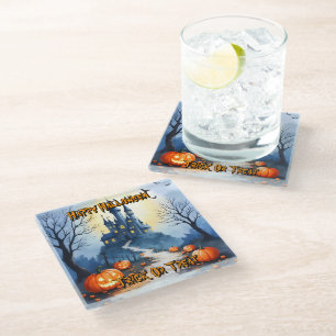 Beliebte Halloween Gruselige Süße Kollektion Glasuntersetzer