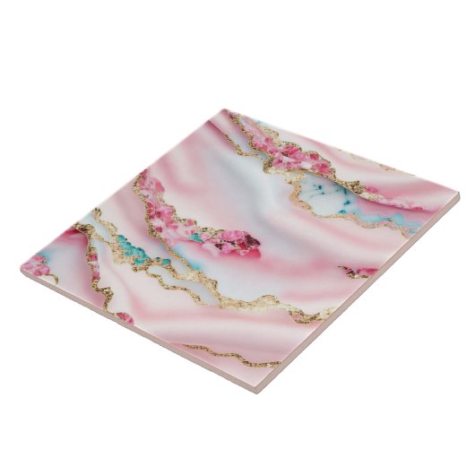 Beliebte Kollektion aus hellblaurosa Marmor Fliese (Seite)