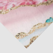 Beliebte Kollektion aus hellblaurosa Marmor Seidenpapier (Ausschnitt)