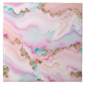 Beliebte Kollektion hellblaue rosa Agate Fliese (Vorderseite)