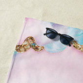 Beliebte Kollektion hellblaue rosa Agate Strandtuch (Beispiel)