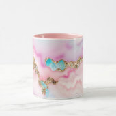 Beliebte Kollektion hellblaue rosa Agate Tasse (Zentrum)