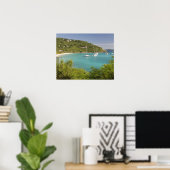 Beliebte Liegeplätze für Bareboote und Charter Poster (Heimbüro)