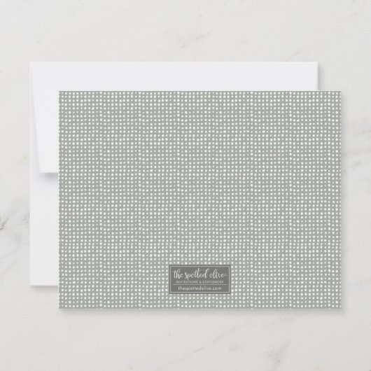 Beliebte Männerkleidung Mitteilungskarte (Rückseite)