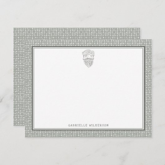 Beliebte Männerkleidung Mitteilungskarte (Vorne/Hinten)