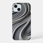 Beliebte moderne graue Handyhülle iPhone 15 Hülle (Rückseite)