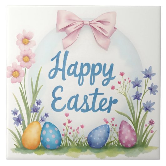 Beliebte Ostereier Schöne Sammlung Fliese (Vorderseite)