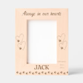 Beliebte Pet-Gedenkstätte Geätzte Rahmen (Vorderseite)