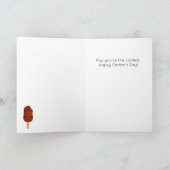 Beliebte Popsikel Cooler Pop Vatertagskarte Karte (Innenseite)