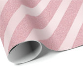 Beliebte Rose Gold Glitzer Look Template Elegant Geschenkpapier (Rolleneckpunkt)