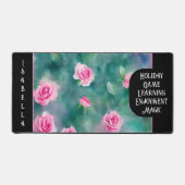 Beliebte schöne Wasserfarben Rosengarten Sammlung Schreibtischunterlage (Vorderseite)