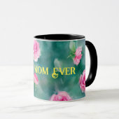 Beliebte schöne Wasserfarben Rosengarten Sammlung Tasse (VorderseiteRechts)