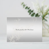 Beliebte Silberhochzeit Danke (Stehend Vorderseite)