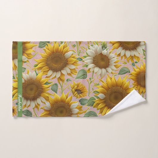 Beliebte Sonnenblume Schöne Sammlung Badhandtuch Set (Handtuch)