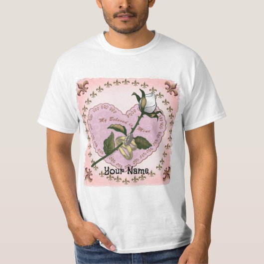 Beliebte T - Shirt der Rose (Vorderseite)