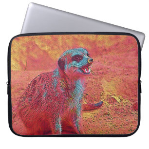 beliebte Tiere - Meerkat Laptopschutzhülle