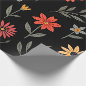 Beliebte Vintag schöne Sammlung von Blumen Geschenkpapier (Ecke)