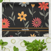 Beliebte Vintag schöne Sammlung von Blumen Geschirrtuch (Gefaltet)