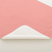 Beliebte Vorlage Elegante Peach Tones Stripes Larg Sherpadecke (3/4)
