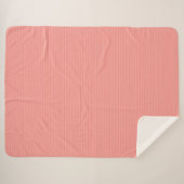 Beliebte Vorlage Elegante Peach Tones Stripes Larg Sherpadecke (Vorderseite (Horizontal))