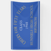 Beliebte Wahl! Banner für Wiedersehen IM FÜNFZIGST (Vertikal)