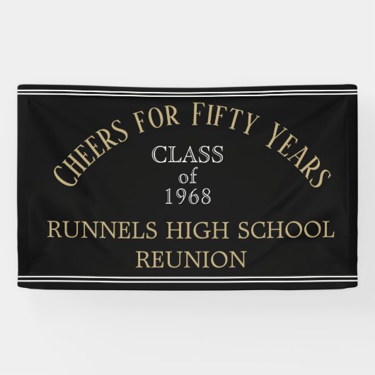 Beliebte Wahl! Banner für Wiedersehen IM FÜNFZIGST (Horizontal)