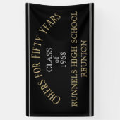 Beliebte Wahl! Banner für Wiedersehen IM FÜNFZIGST (Vertikal)